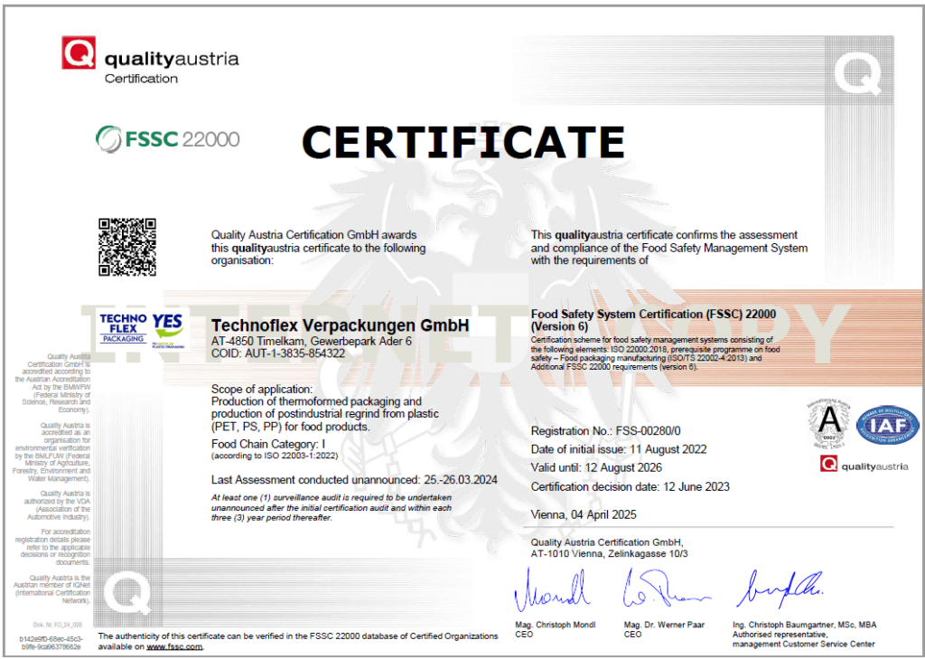 ISO certifications 3