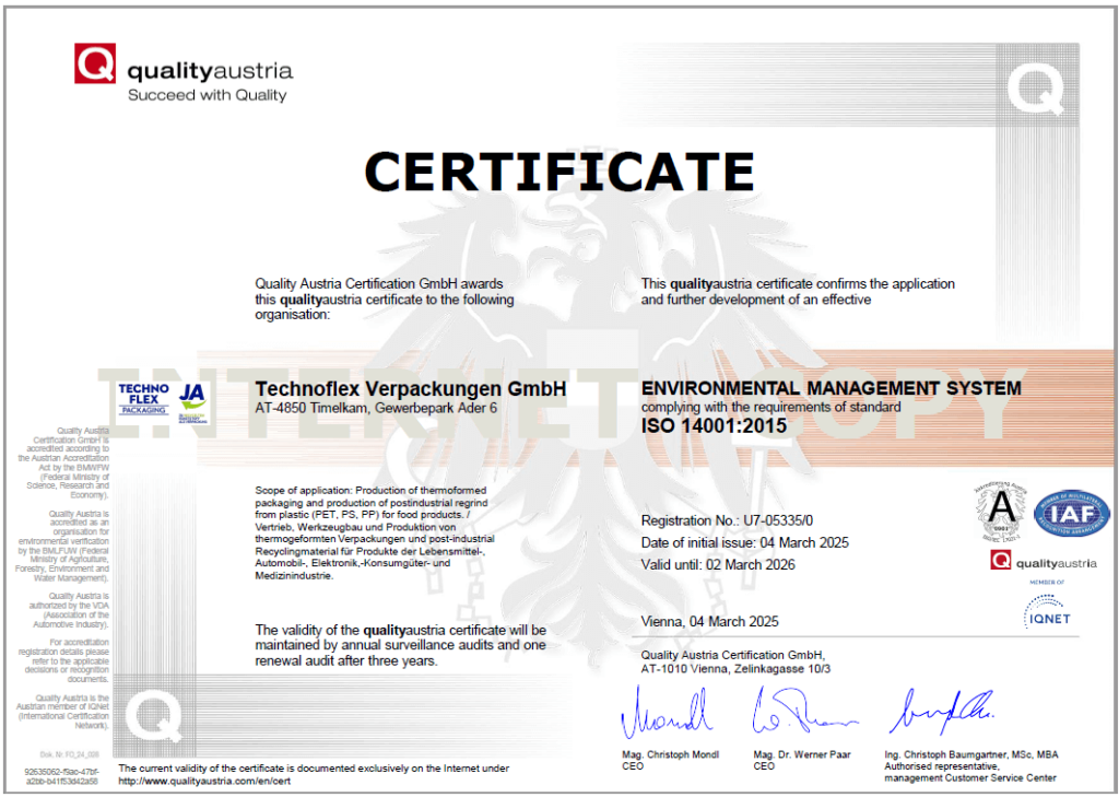 ISO certifications 2
