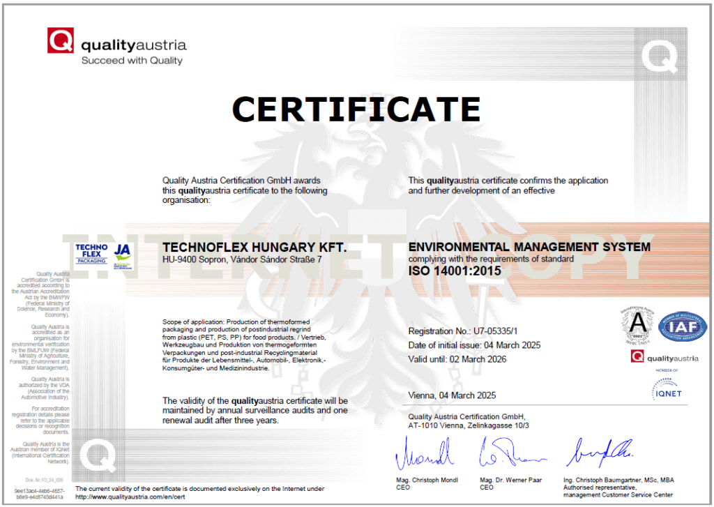 ISO certifications 5